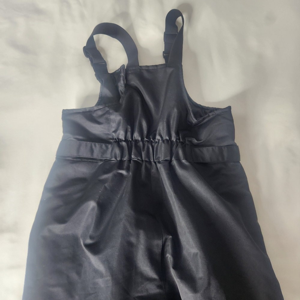 Black SWISS TECH Insulated Snow Bib Overalls - Picture 4 of 5